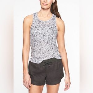 Athleta Breezy Printed Cut Out Tank